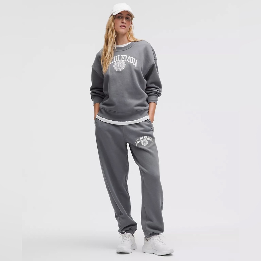Lululemon Scuba Graphic Mid-Rise Oversized Jogger 
Solar Grey color NWT - Picture 2 of 6